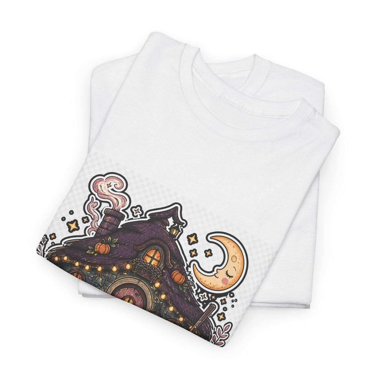 Halloween Retro Witch Cat Shirt — Spooky Gift for Adults