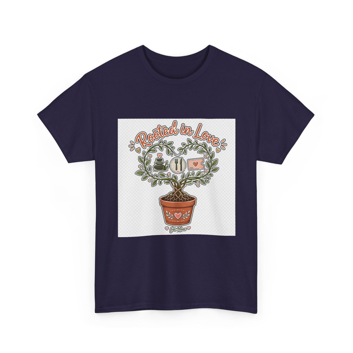 Mother's Day Floral Heart Shirt for Mom — Gift Tee