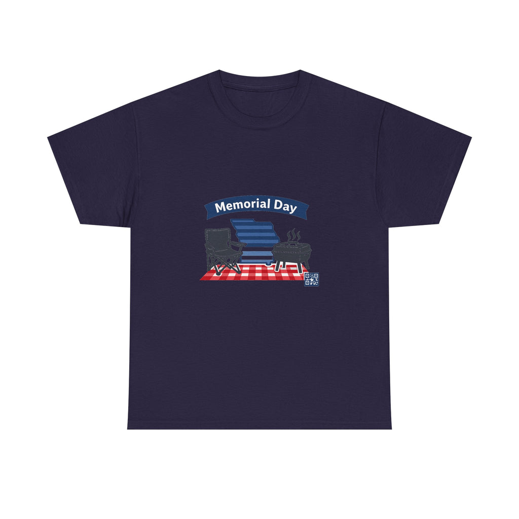 Memorial Day Tee for Veterans and Families - Honoring Heroes Design