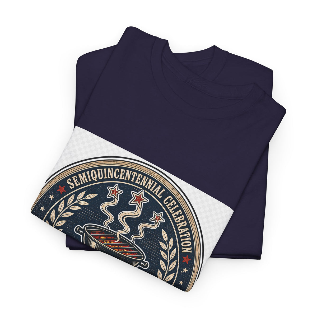 Independence Day Retro Flag Tee for Patriotic Adults