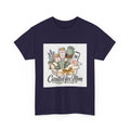 Mother's Day Floral Heart Tee - Gift for Mom, Cotton Graphic