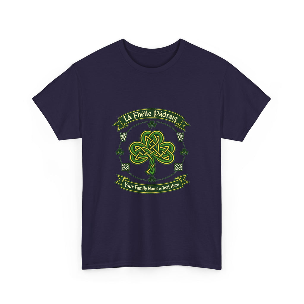 St. Patrick's Day Shirt for Him or Her - Shamrock Design Tee