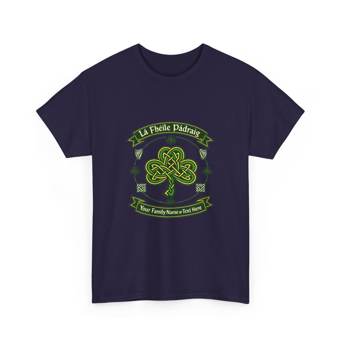 St. Patrick's Day Shirt for Him or Her - Shamrock Design Tee