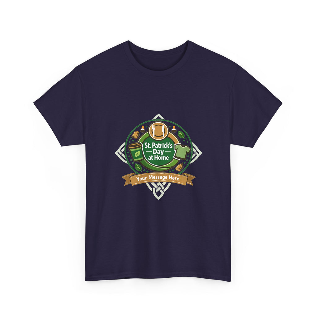 St. Patrick's Day Tee for Women – Shamrock Rainbow Graphic