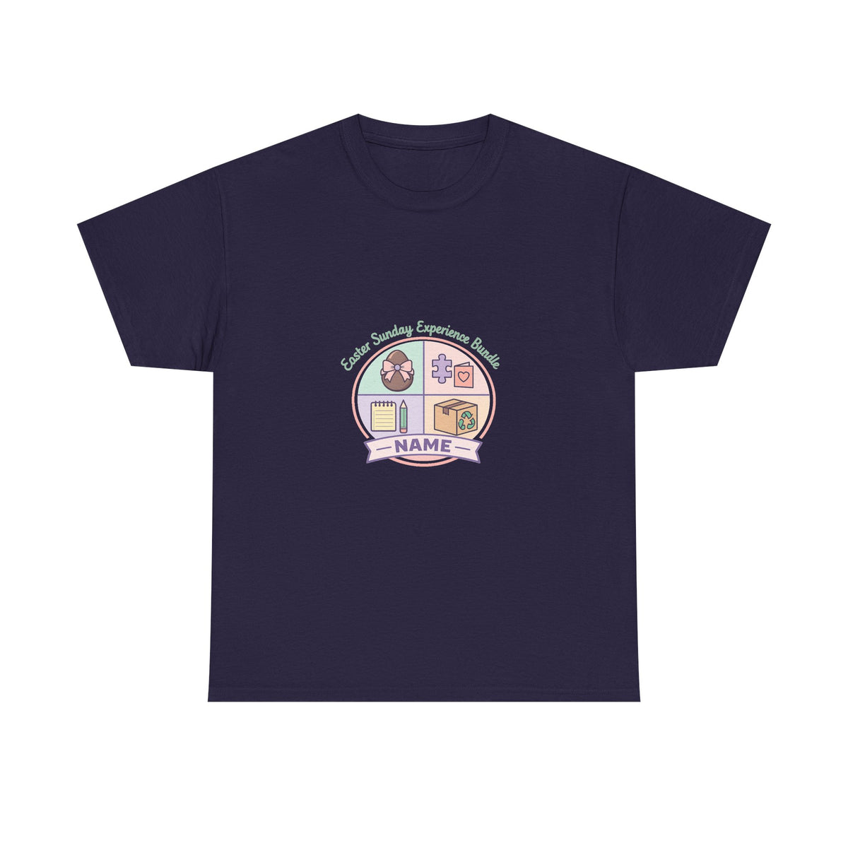 Easter Sunday Shirt for Women - Playful Bunny Floral Art Tee
