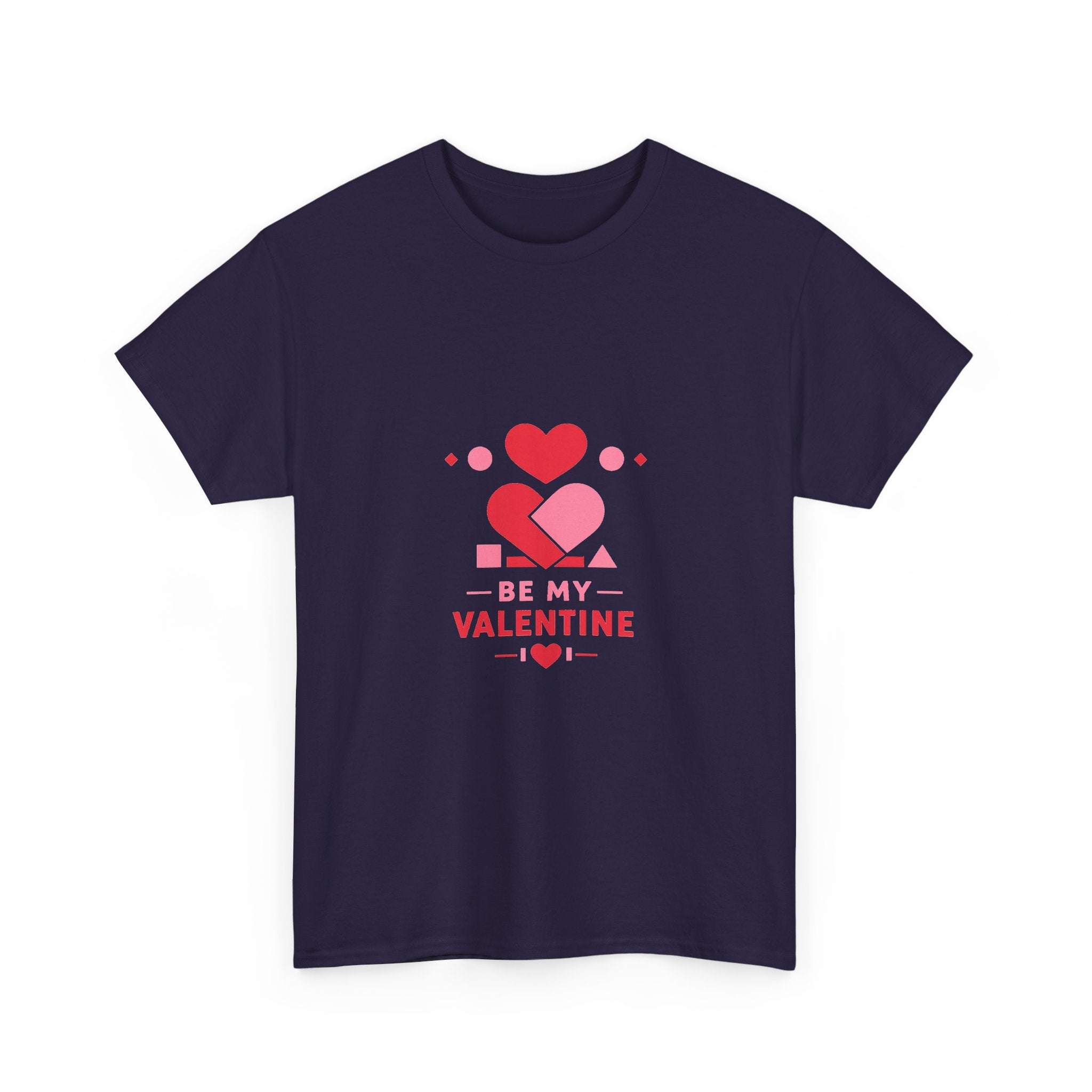 Valentine's Day Shirt for Couples — Geometric Heart Artwork
