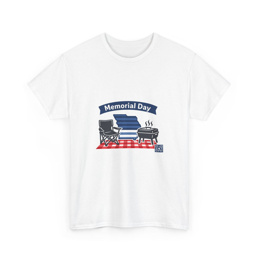 Memorial Day Tee for Veterans and Families - Honoring Heroes Design