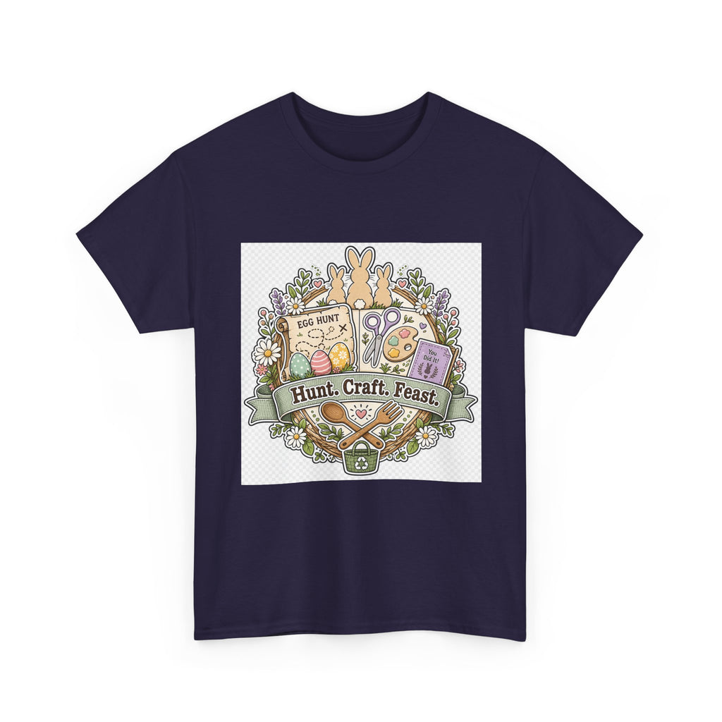 Easter Sunday Floral Bunny & Egg Tee - Matching Family Shirts