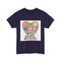 Mother's Day Floral Heart Tee for Mom, Cute Spring Gift