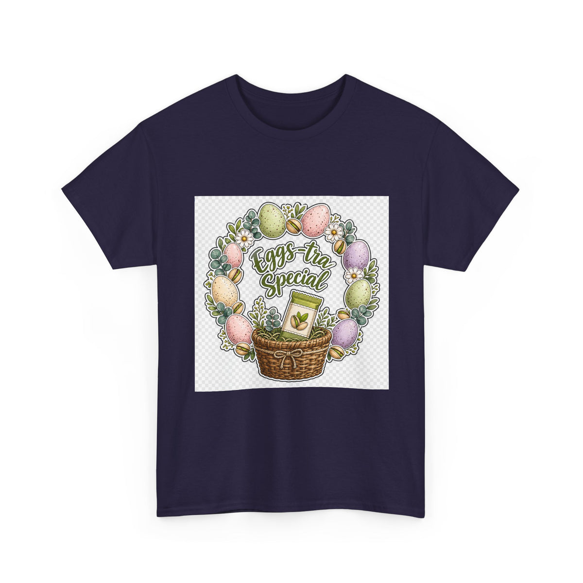 Easter Sunday Bunny Eggs Tee - Cute Pastel Spring Shirt