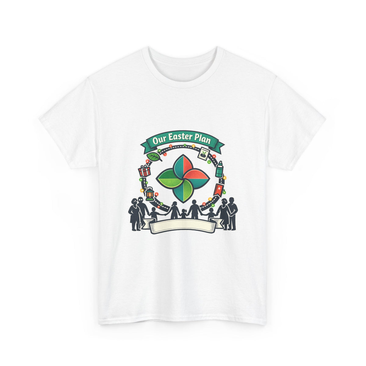 Easter Sunday Shirt for Adults - Whimsical Spring Floral Design