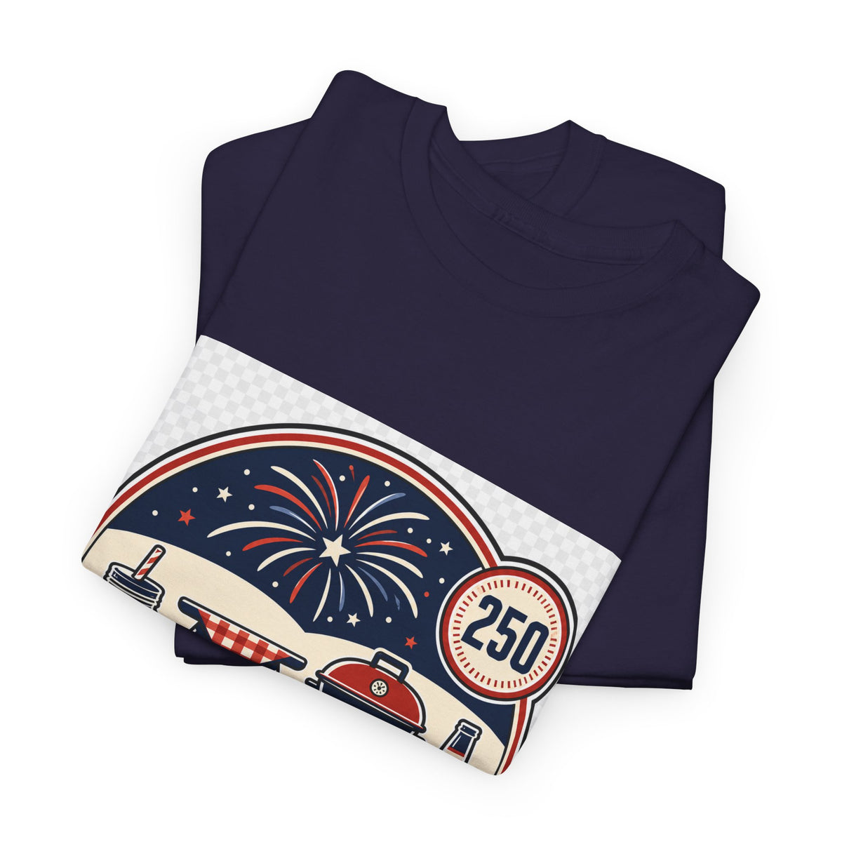 Independence Day Patriotic Tee for Adults - Vintage Flag