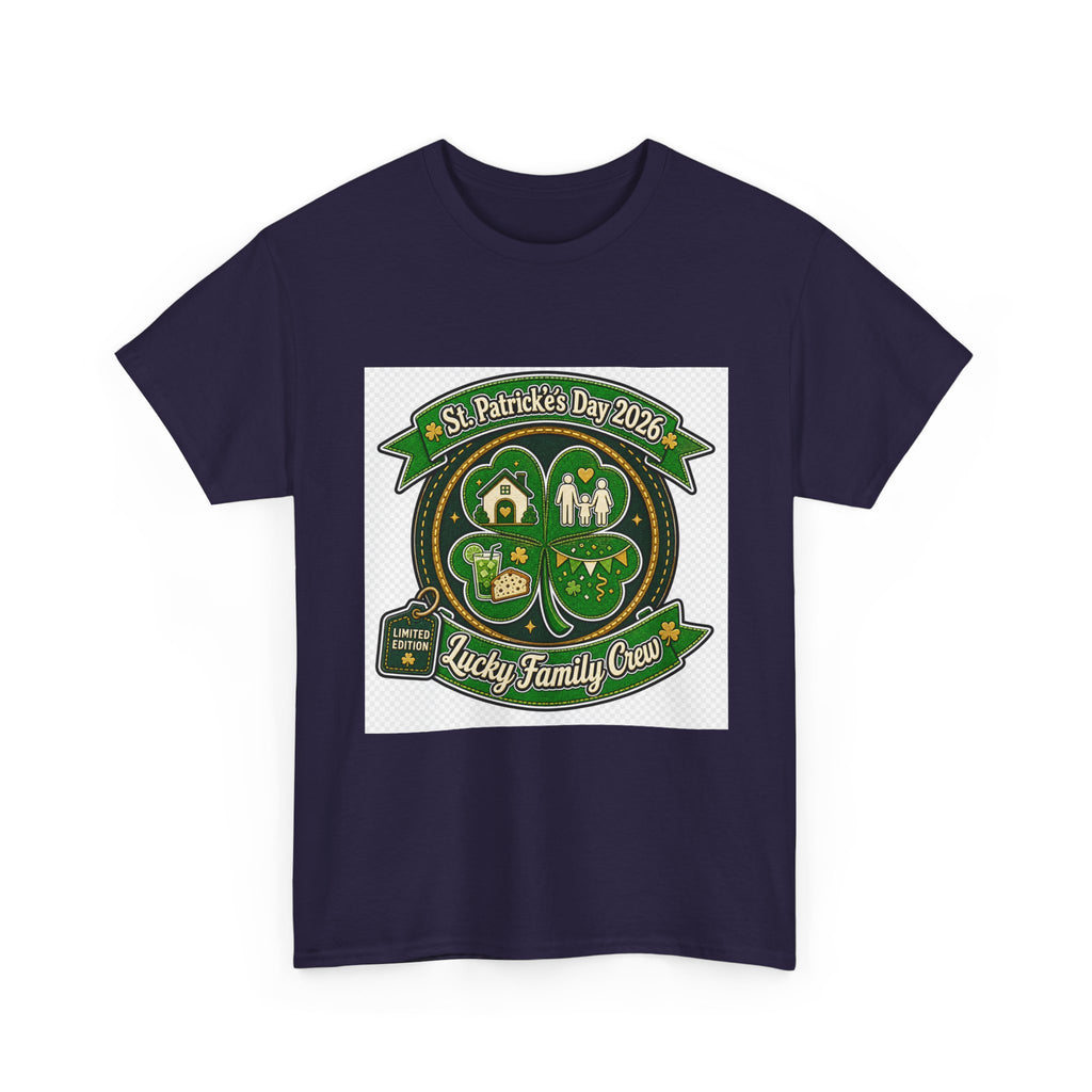 St. Patrick's Day Lucky Clover Shirt — Unisex Green Tee