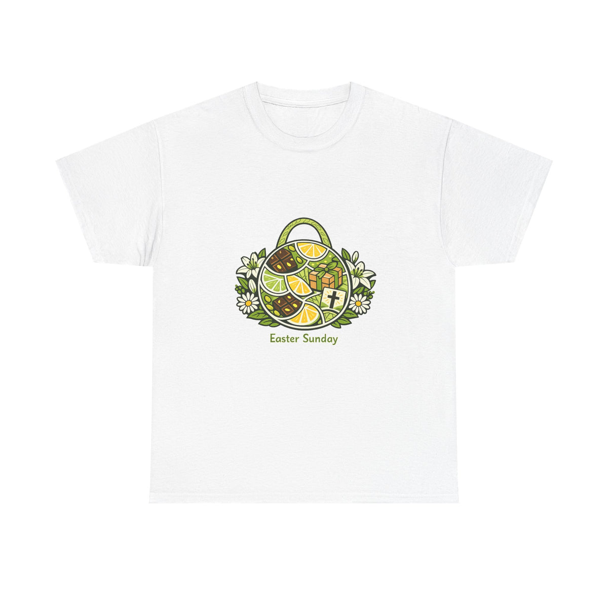 Easter Sunday Shirt — Whimsical Spring Bunny Art Tee