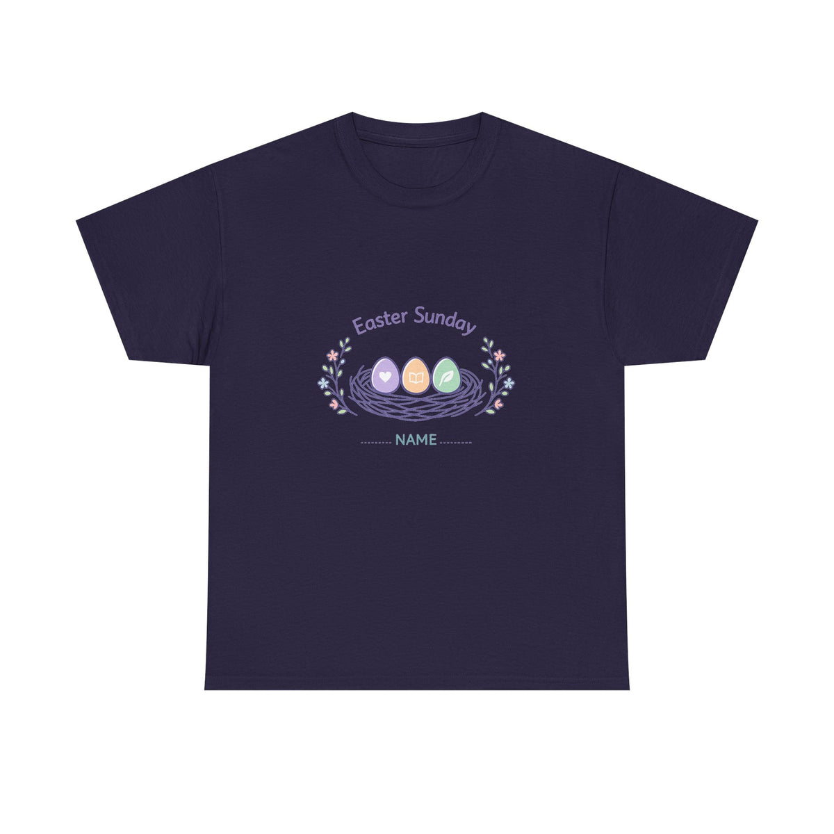Easter Sunday Shirt for Christians - Floral Art Gift