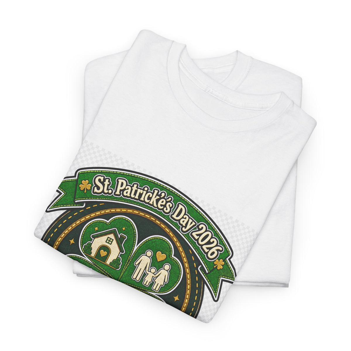 St. Patrick's Day Lucky Clover Shirt — Unisex Green Tee