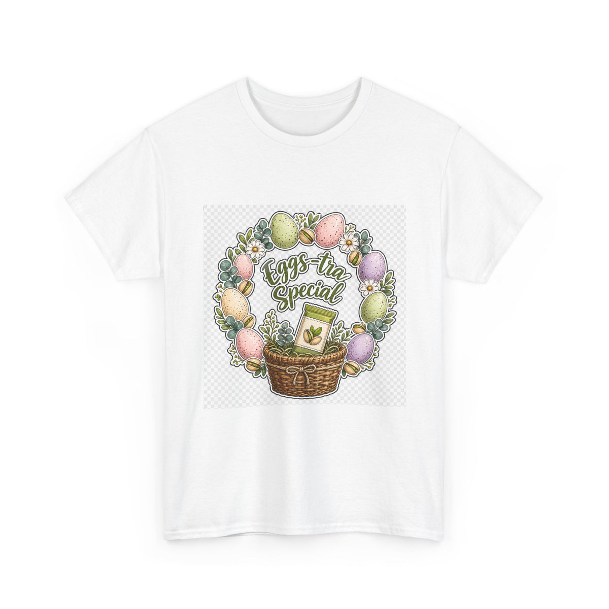 Easter Sunday Bunny Eggs Tee - Cute Pastel Spring Shirt