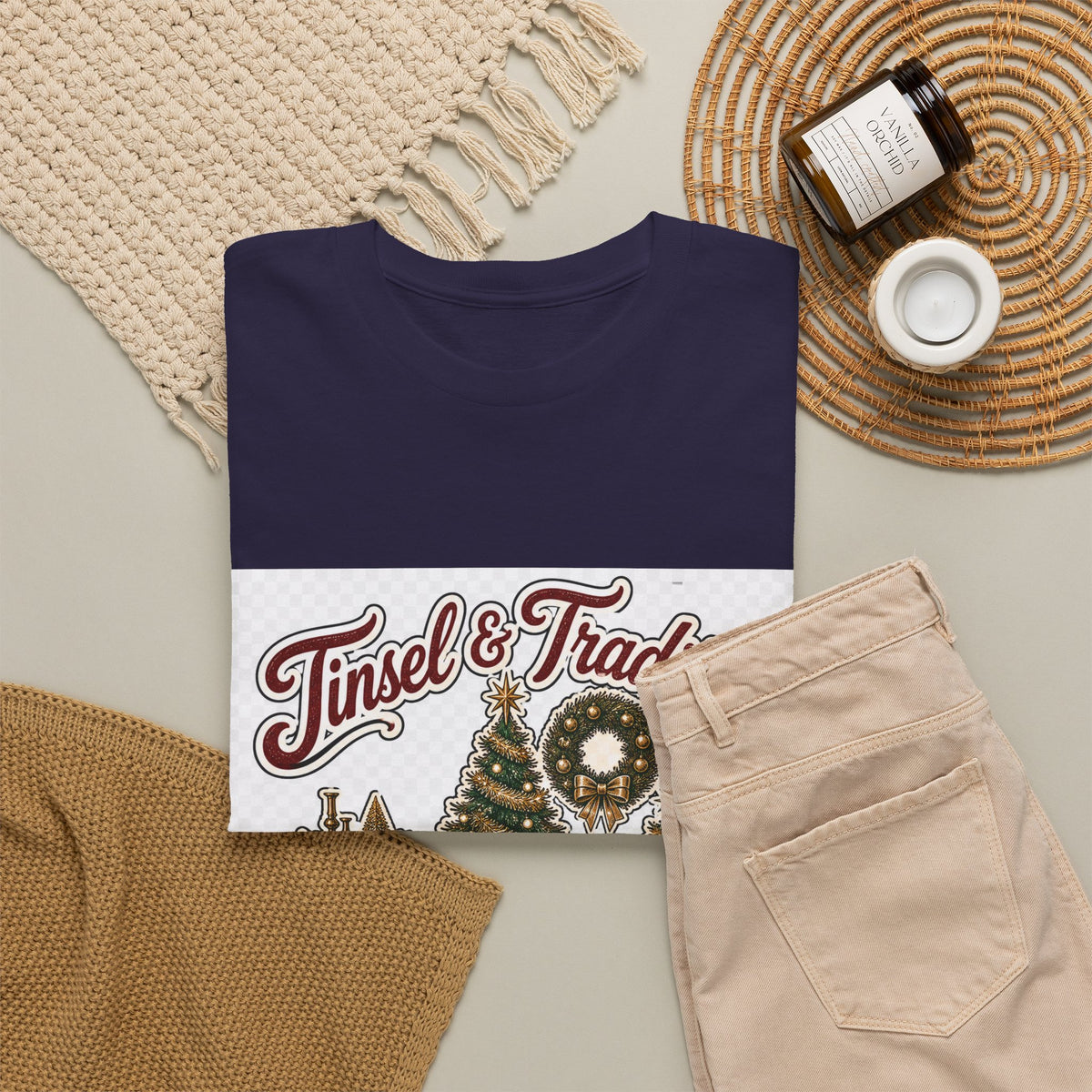 Christmas Day Cabin Graphic Tee — Family Holiday Gift Idea