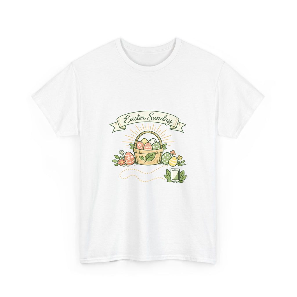 Easter Sunday Shirt for Women Floral Sunrise Design