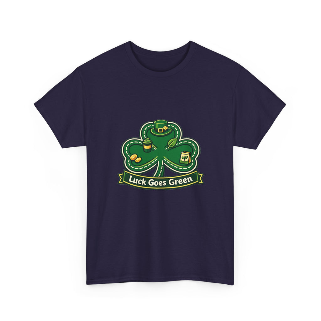 St Patrick's Day Graphic Tee for Adults – Shamrock Design