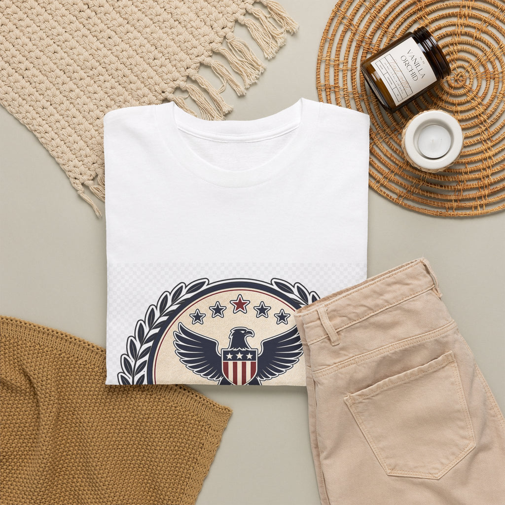 Independence Day Patriotic Flag Tee for Adults & Families