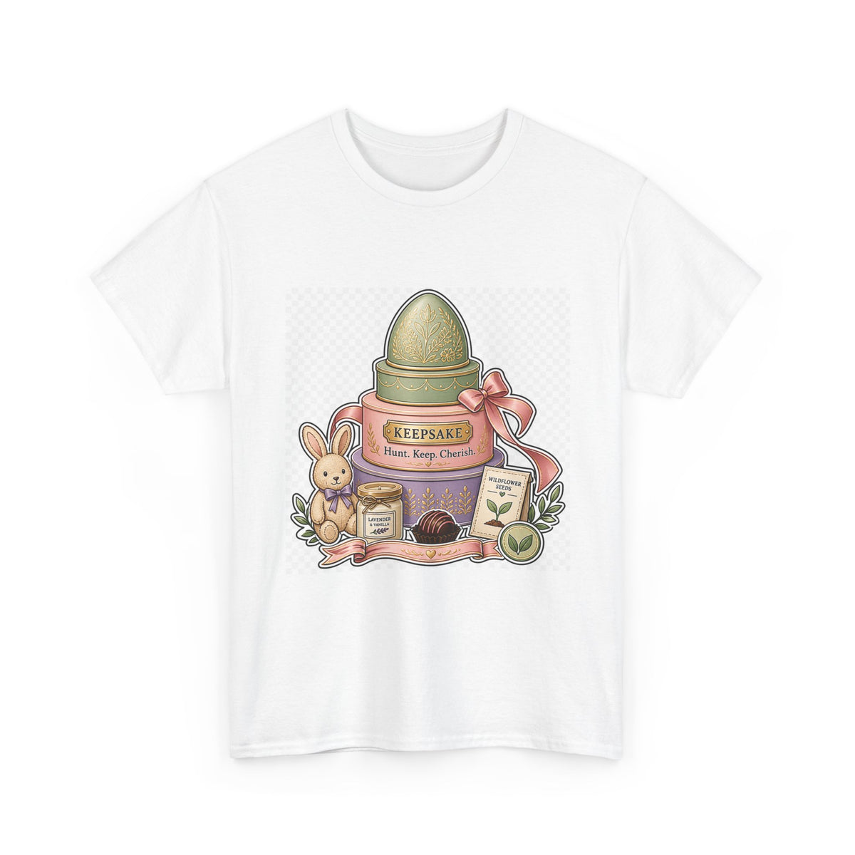 Easter Sunday Pastel Bunny Tee for Spring Family Celebrations