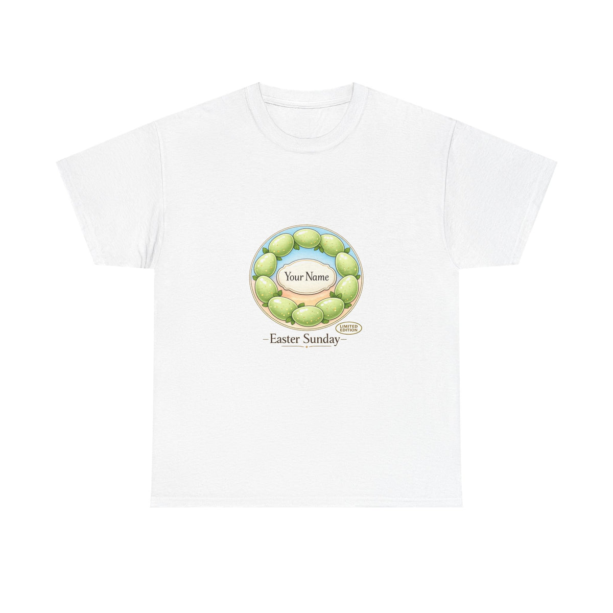 Easter Sunday Shirt for Women - Floral Egg Art Gift