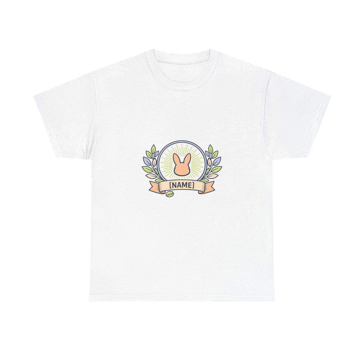 Easter Sunday Shirt for Christians — Colorful Bunny Tee