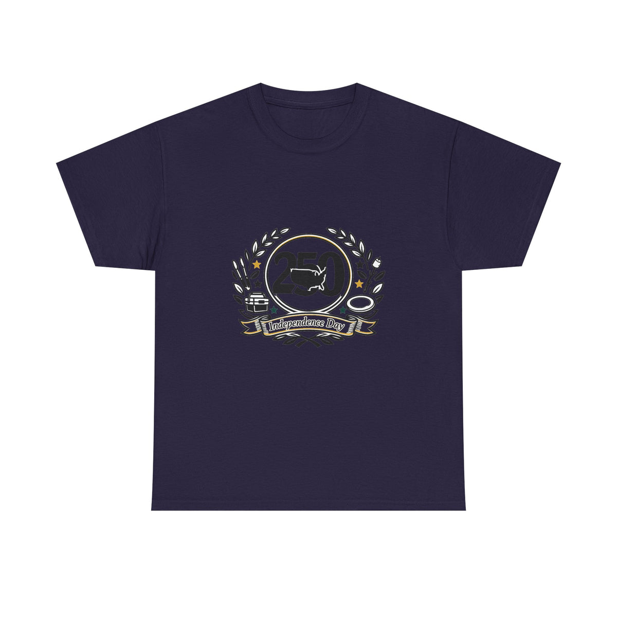 Independence Day Patriotic Tee featuring Fireworks & Flag Design