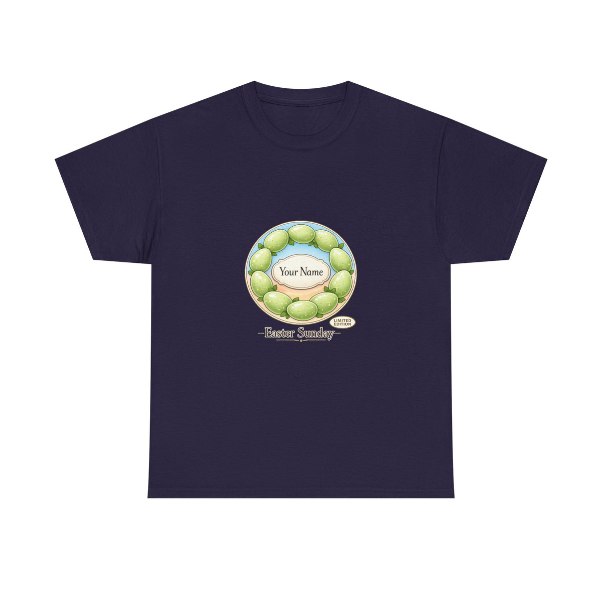 Easter Sunday Shirt for Women - Floral Egg Art Gift