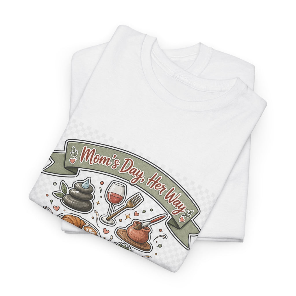 Mother's Day Shirt for Mom — Floral Heart & Script Gift Tee