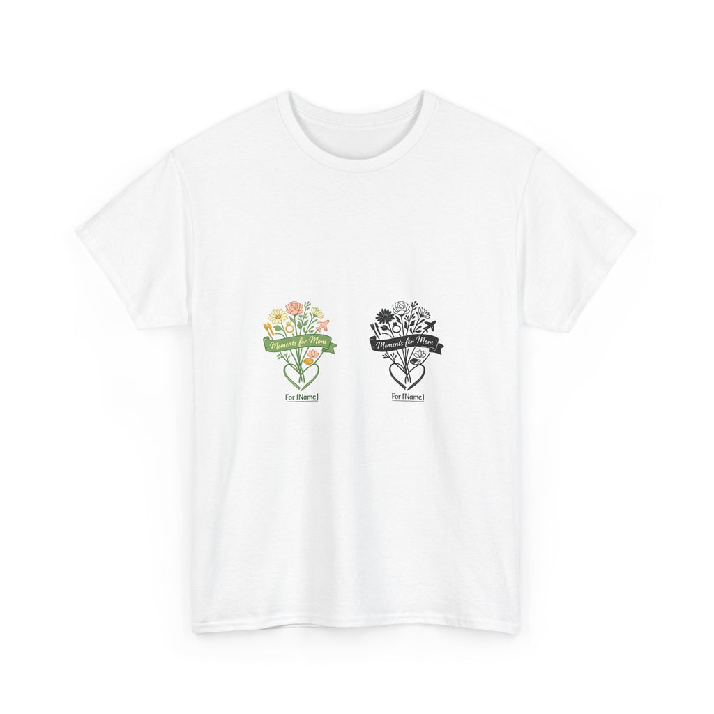 Mother's Day Shirt for Mom - Floral Heart Design Gift