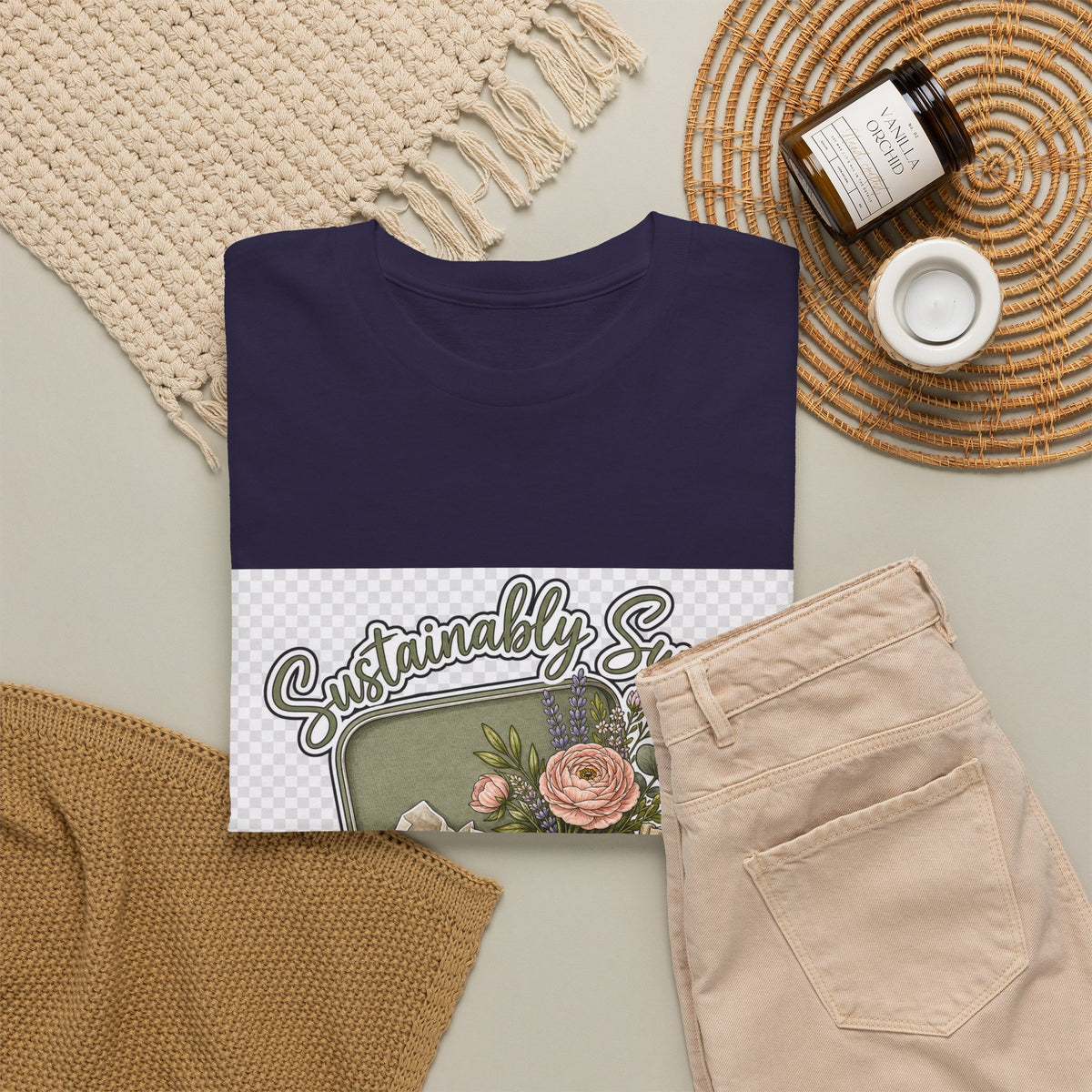 Easter Sunday Floral Cross Tee for Families & Kids