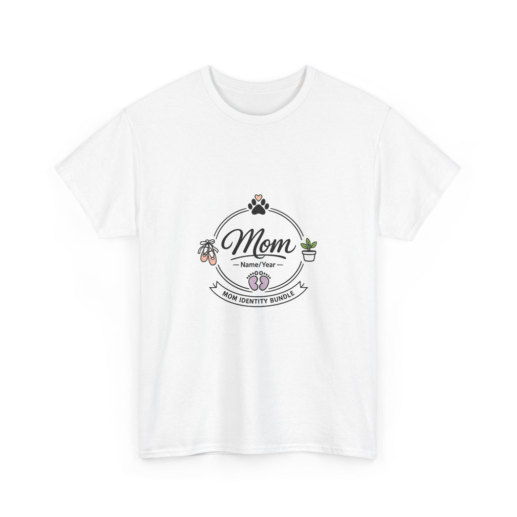 Mother's Day Shirt for Moms - Floral Heart Design Gift
