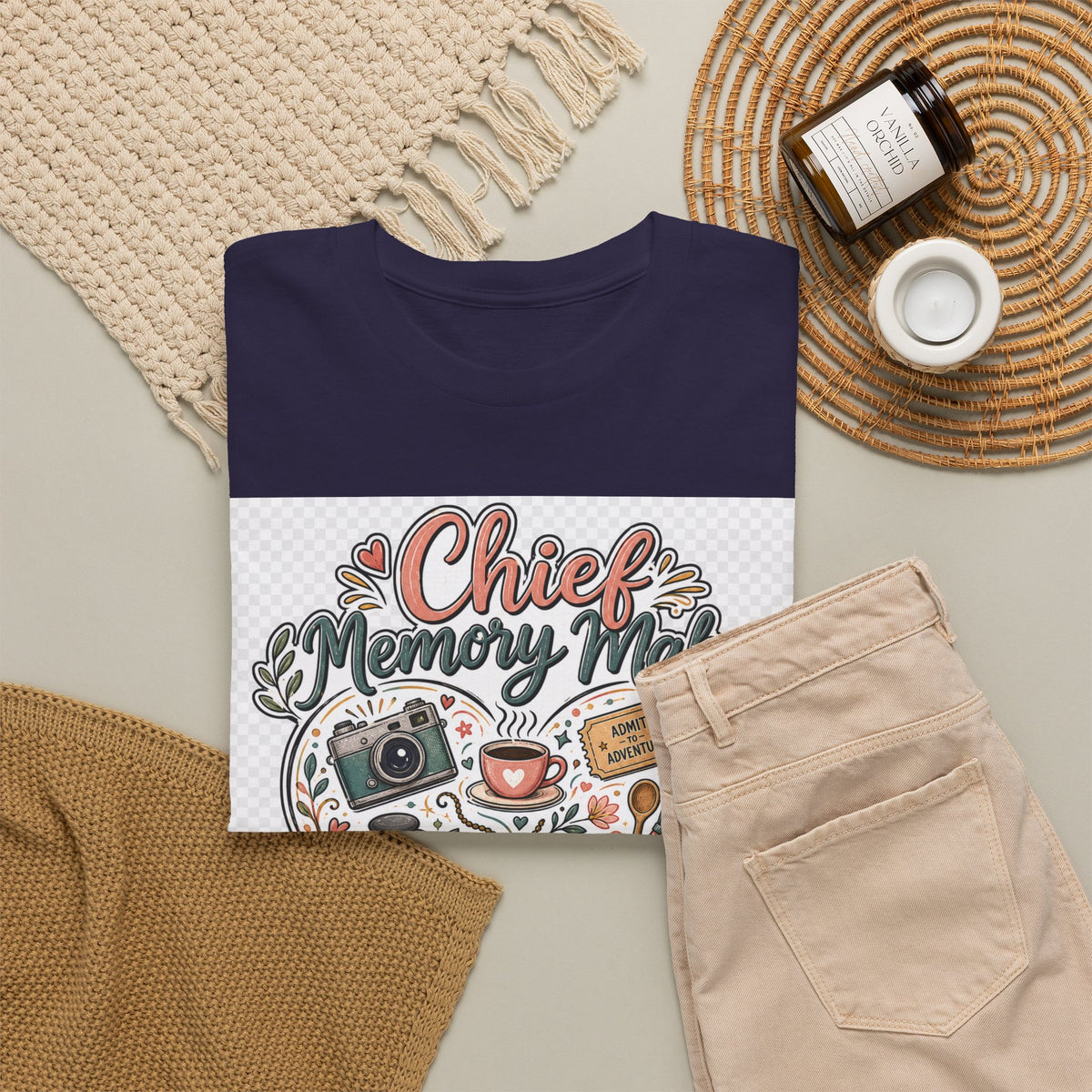 Mother's Day Floral Heart Tee for Mom — Gift from Kids