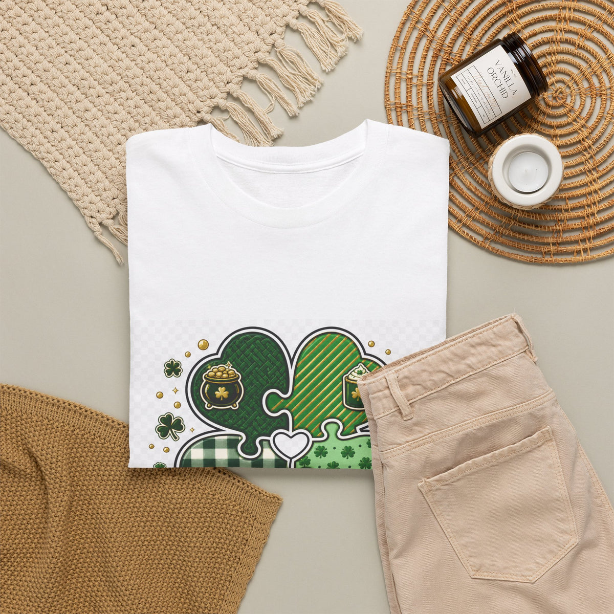 St. Patrick's Day Shirt - Lucky Clover Retro Graphic Tee