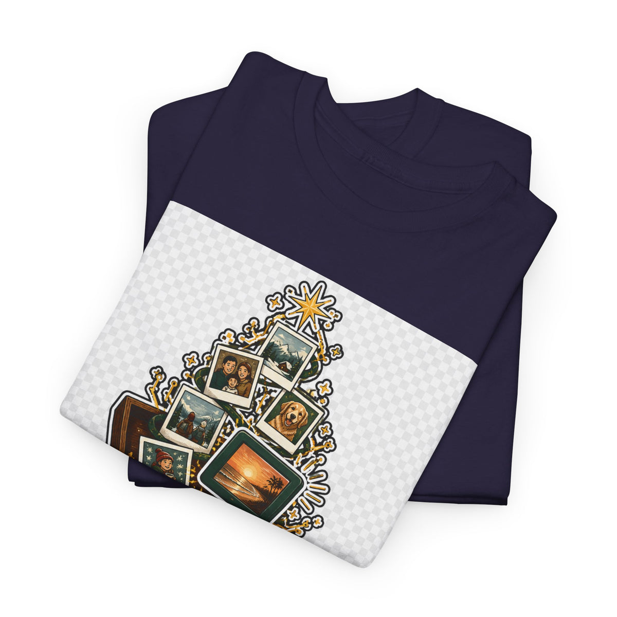 Christmas Day Vintage Snowflake Tee - Family Holiday Gift