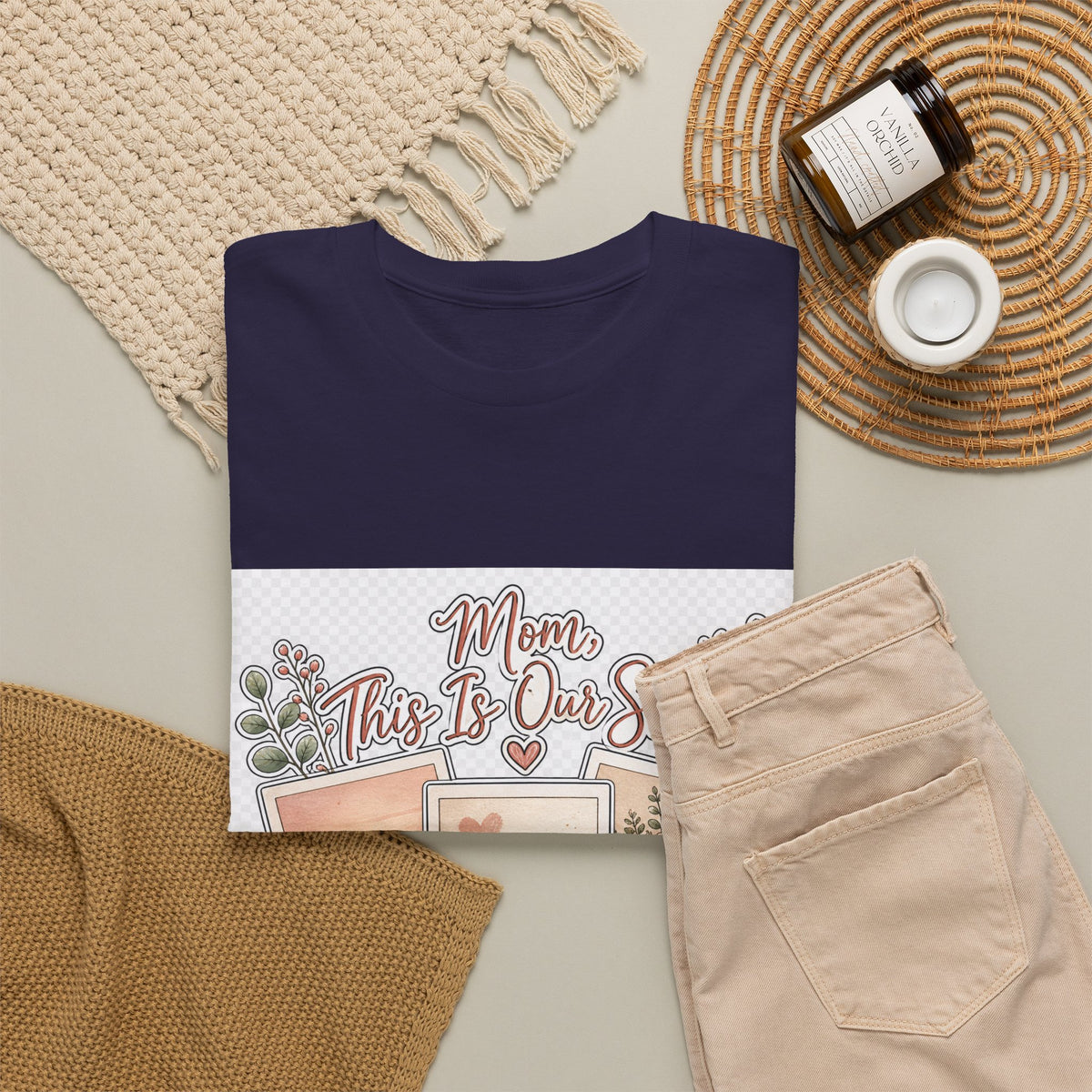 Mother's Day T-Shirt for Mom — Floral Heart Gift Tee