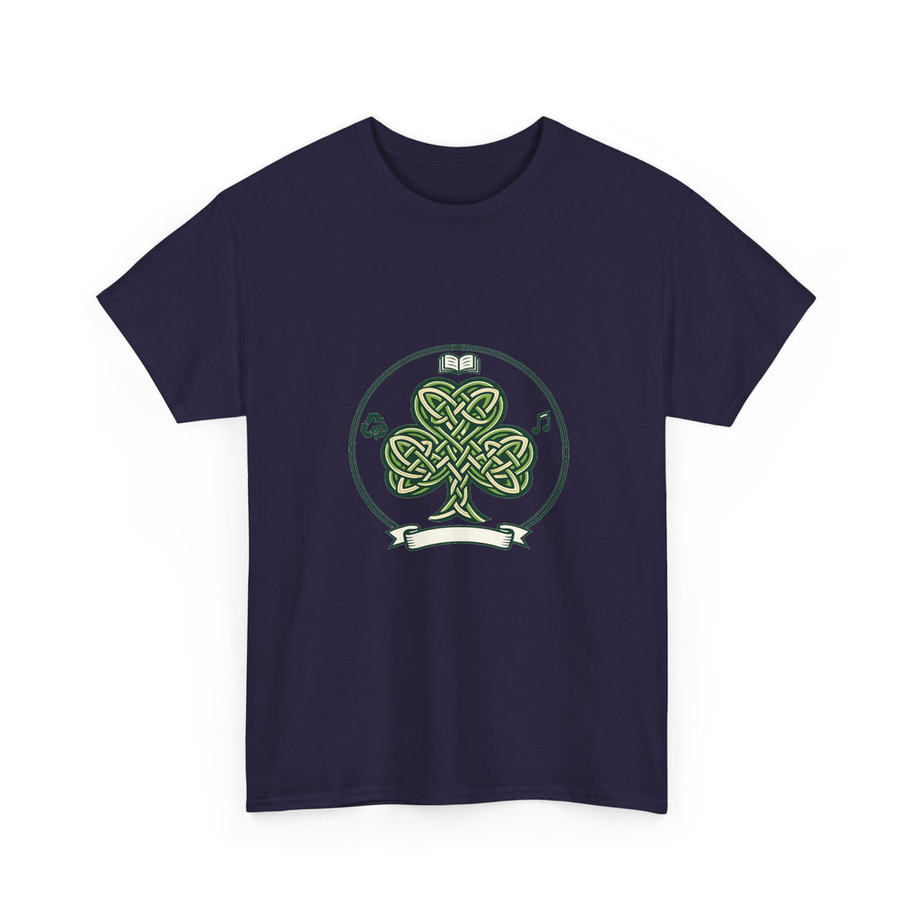 St. Patrick's Day Shirt for Celtic Art Fans – Green Shamrock Tee