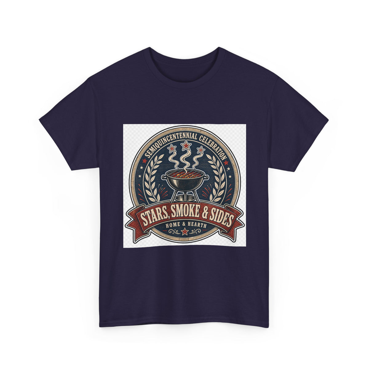 Independence Day Retro Flag Tee for Patriotic Adults