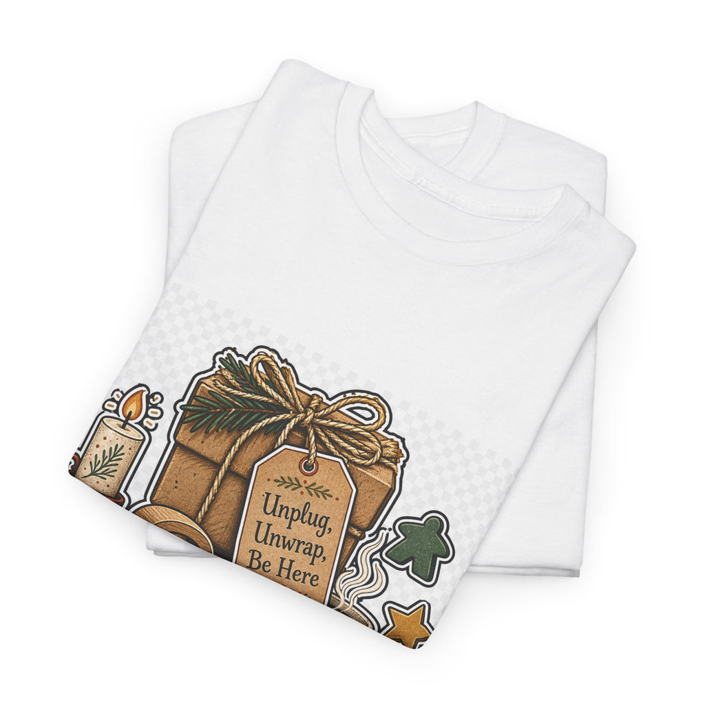 Christmas Day Plaid Reindeer Tee for Family & Holiday Gifts