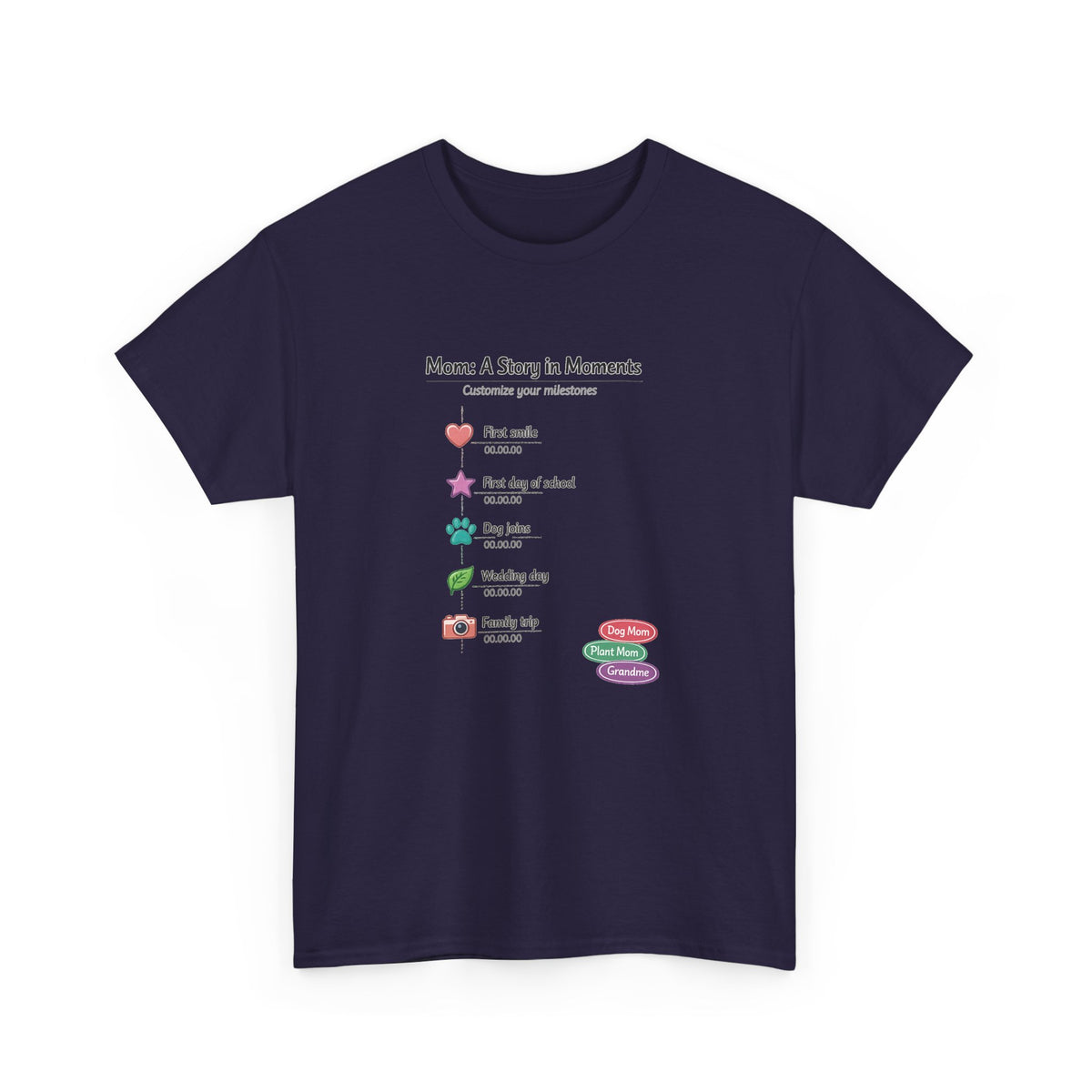 Mother's Day Shirt for Moms – Floral Heart Design Gift