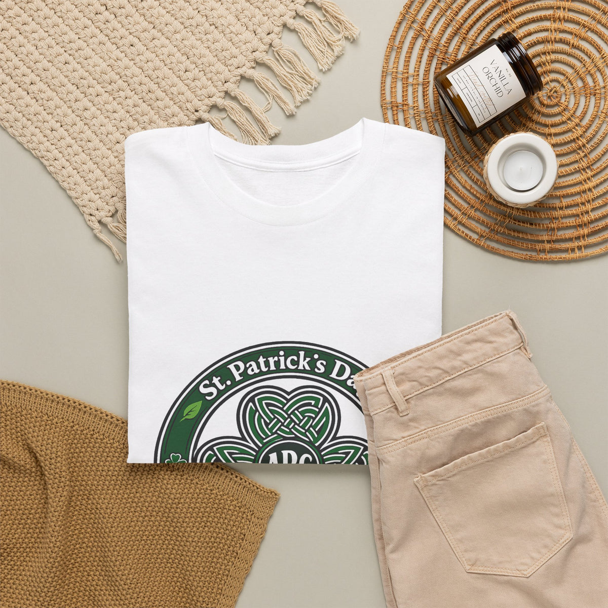 St. Patrick's Day Graphic Tee – Shamrock Celtic Art for All
