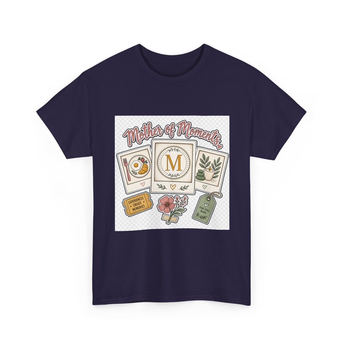 Mother's Day T-Shirt for Mom - Floral Heart Gift Tee