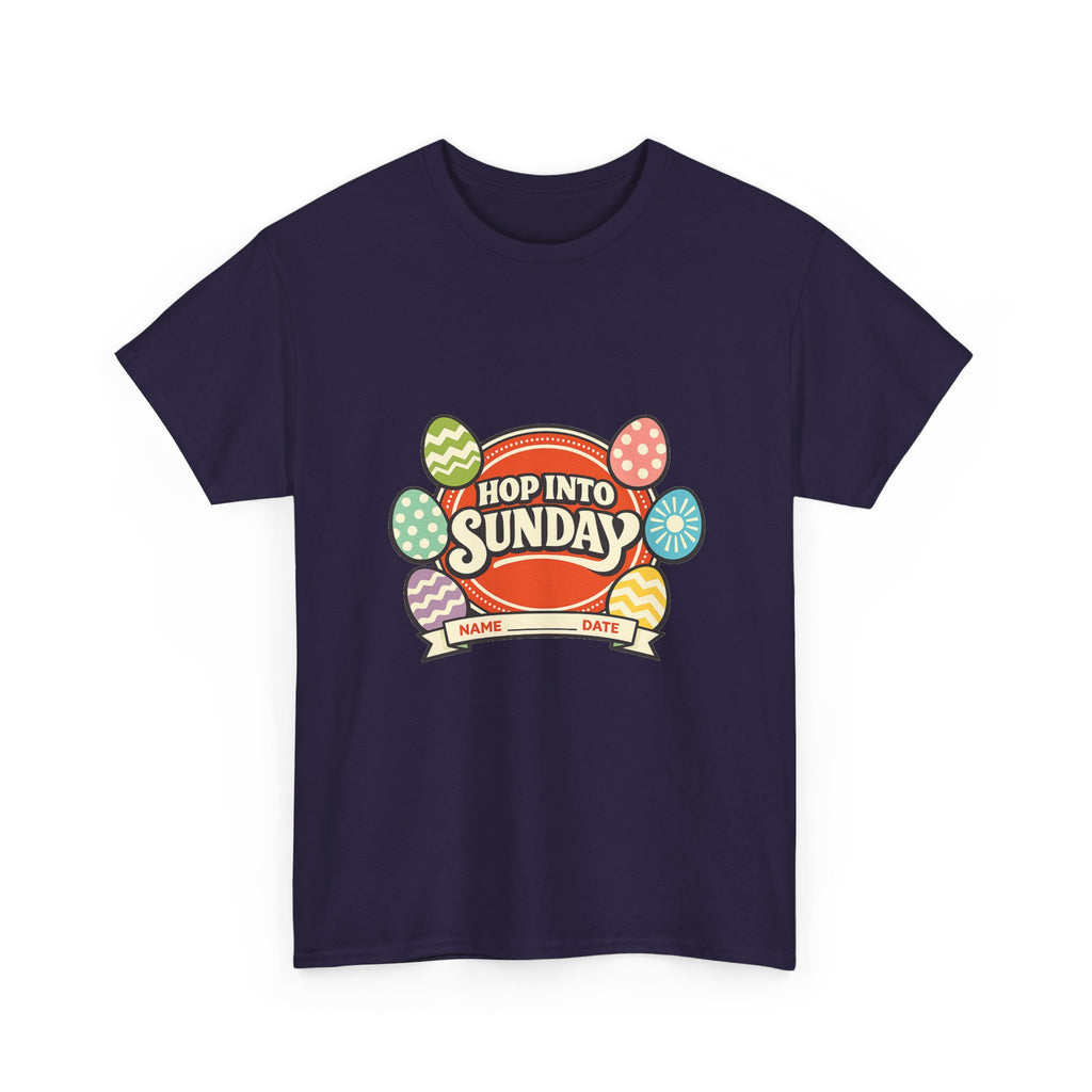 Easter Sunday Shirt for Adults – Spring Bunny Eggs Design
