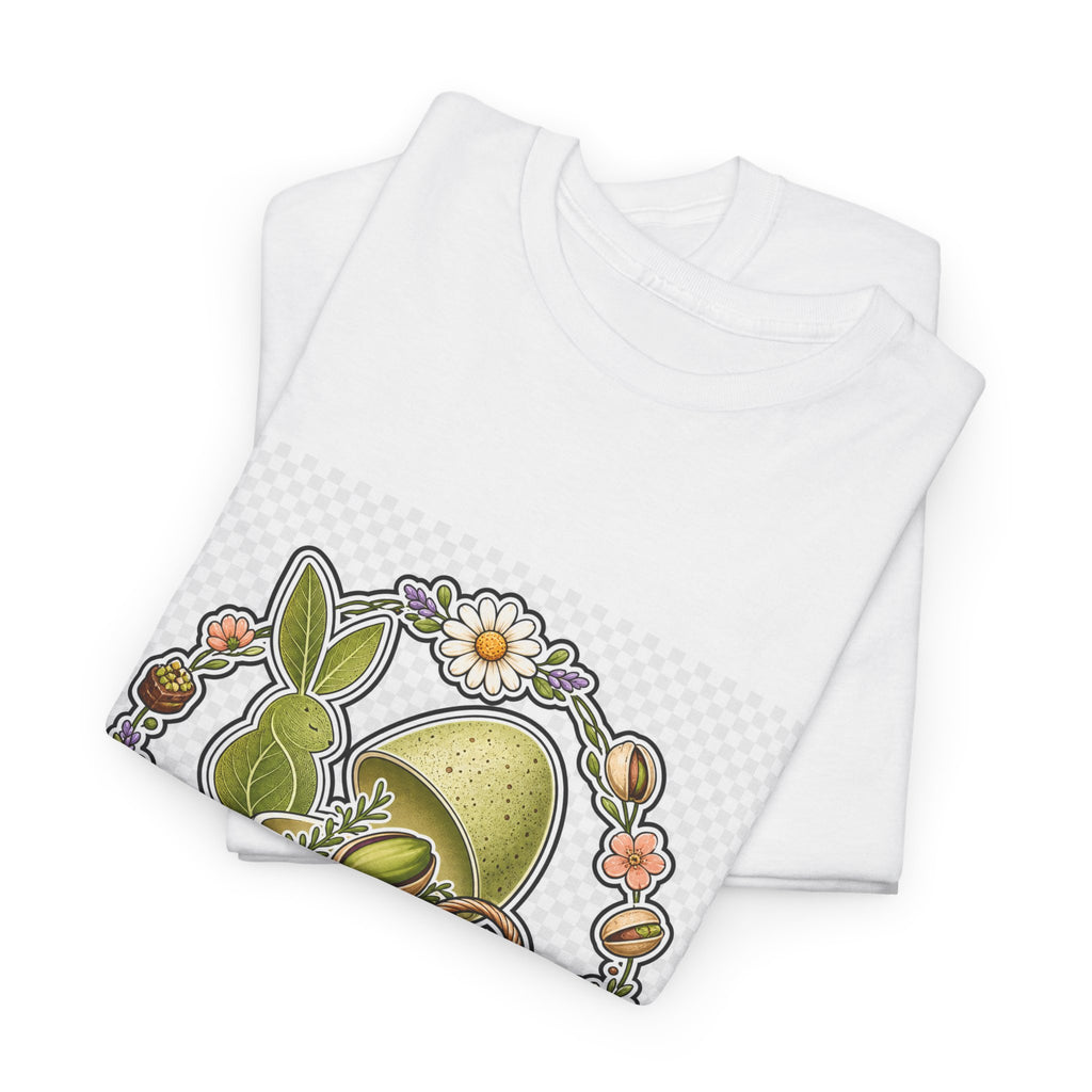 Easter Sunday Floral Bunny Graphic Tee for Family and Kids