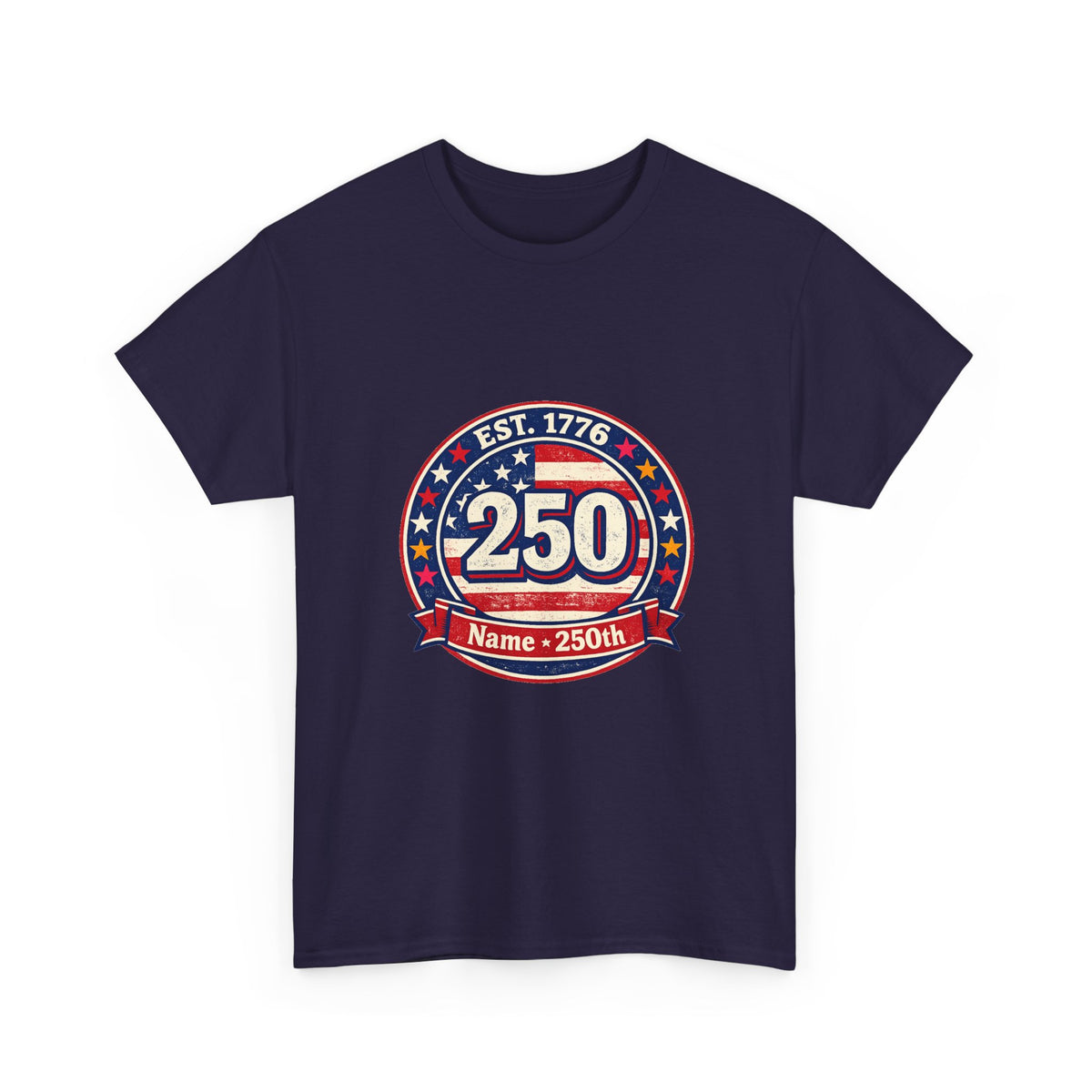 Independence Day Patriotic Tee with Fireworks Graphic for 4th of July