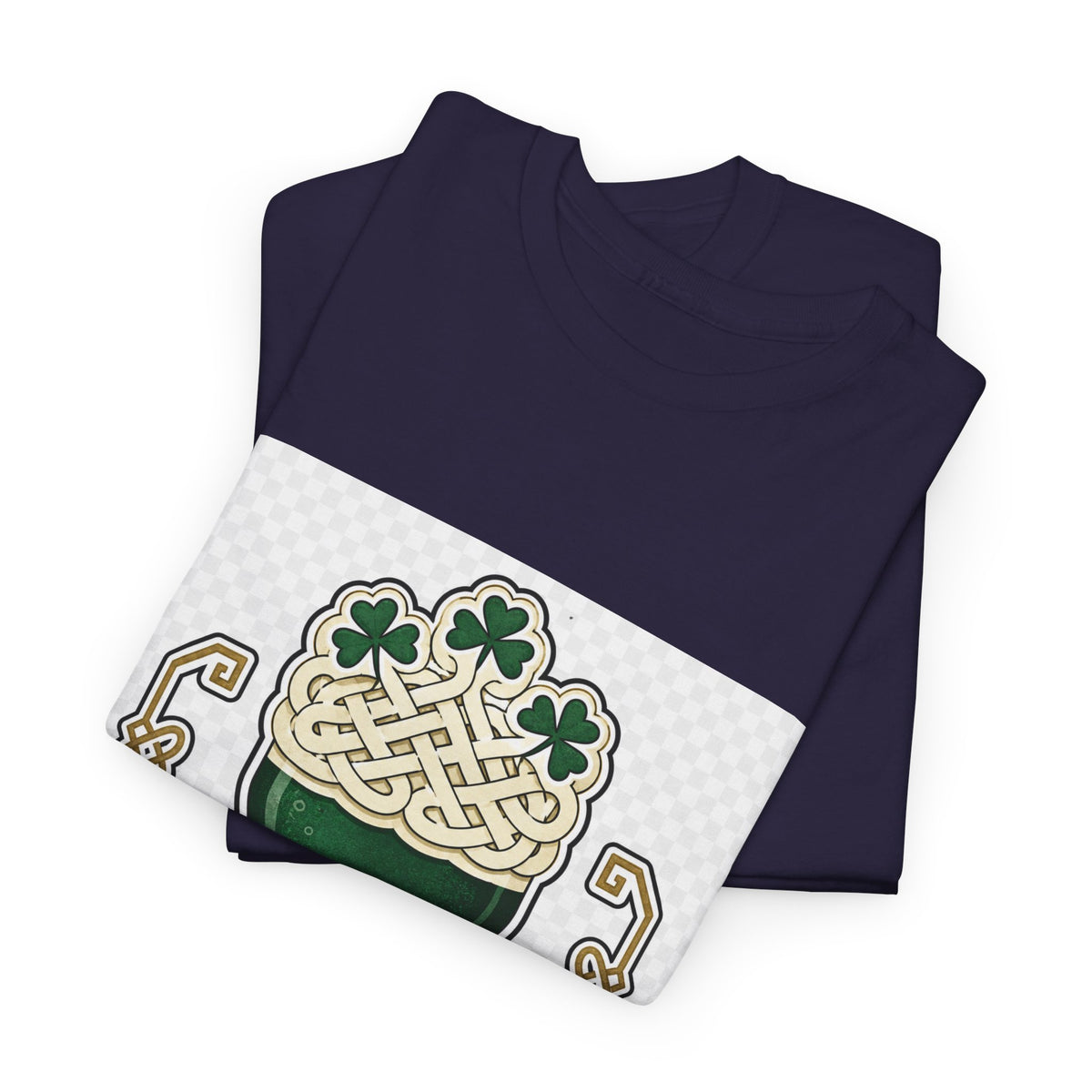 St. Patrick's Day Shirt - Lucky Clover Graphic Tee for Adults