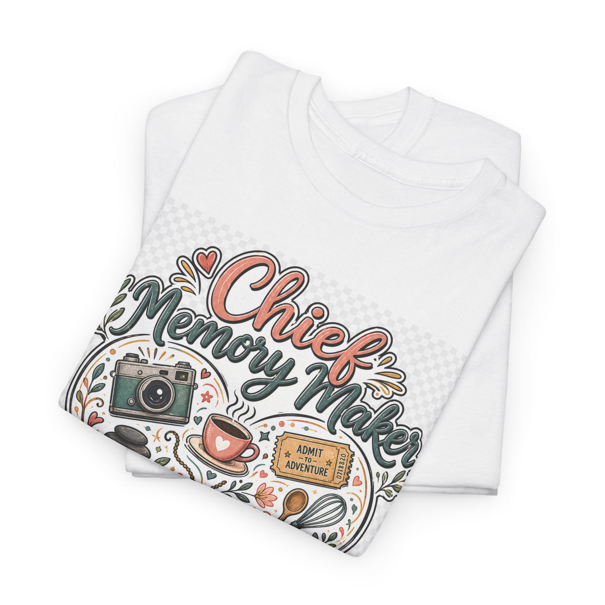 Mother's Day Floral Heart Tee for Mom — Gift from Kids