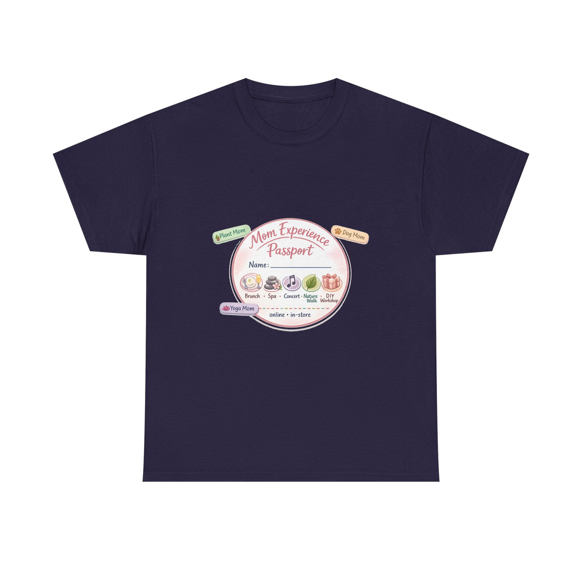 Mother's Day Gift Shirt for Moms — Floral Heart Design